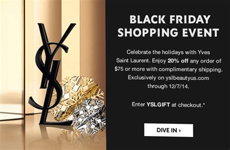 yves saint laurent black friday sale|yves st laurent outlet.